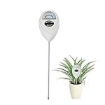 Censinda Soil Moisture Meter, Soil Moisture Monitor for House Plants, Soil Hygrometer Moisture Sensor for Indoor & Outdoor, Garden, Farm, Lawn Plant Care, No Battery Needed(White)