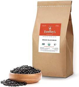 Bulk Black Beans Organically Grown in Michigan, USDA Organic Certified, Non-GMO, Farmer Direct, Gluten Free, Vegan, Frijoles Negros, Dry 25 Lbs Total // Findlay's Organics