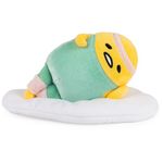 GUND Sanrio Gudetama The Lazy Egg Stuffed Animal, Eggercise Gudetama Plush Toy for Ages 8 and Up, 5”