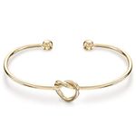 PAVOI 14K Gold Plated Forever Love Knot Infinity Bracelets for Women | Yellow Gold Bracelet