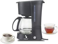 BEPER Americana BC.060 Coffee Maker Black 6 Cup Drip 600ml, Plastic, 650 W, 600 milliliters