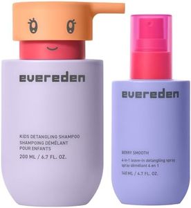 Evereden Kids Haircare Set: Hair Detangling Shampoo & Detangling Spray for Children Ages 3+, Clean and Non-toxic Ingredients