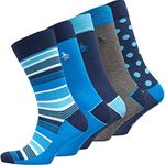 Original Penguin Mens 5 Pack Socks One Size UK 7-11 EU 41-46