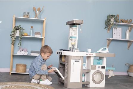 Smoby Tefal Studio Play Kitchen – Kids Pretend Cooking Set