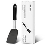 Unicook Flexible Silicone Spatula, 600°F Heat Resistant Kitchen Turner, Cooking Utensil for Flipping Eggs, Burgers, Crepes and More, Perfect for Non Stick Cookware, Small