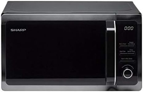 Sharp R274KM, Solo Digital Microwave, 20 Litre Capacity, 800 W, Black, Turntable