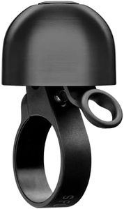 Spurcycle - Compact Bell | 22.2mm Light and Compact Brass Alloy Dome Bike Bell for Mountain Bike or Flat Bar ONLY. Composite Nylon Mount for Easy Install. Engineered for The Lasting Spurcycle Sound