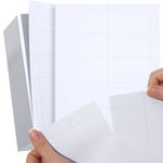 1000 Piece Blank Printable Business Cards 3.5 x 2, Perforated Card Stock Paper for Inkjet and Laser Printers, 10 Cards Per Sheet - (White)