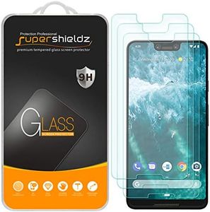 (3 Pack) Supershieldz for Google (Pixel 3 XL) Tempered Glass Screen Protector, Anti Scratch, Bubble Free