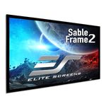 Elite Screens Sable Frame 2, 135-inch 16:9, Fixed Frame Home Theater Projection Projector Screen, ER135WH2