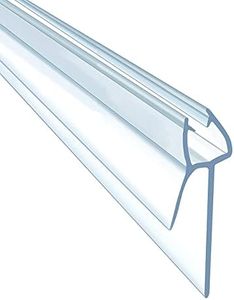 Shower Screen Seal Strip, 4-6mm Glass Thickness Shower Door Seal Strip Replacement with Adjustable Length of 90cm Effectively Stop Water Flow Leaks, Wide Sides Create Water Barrier for 16-20mm Gap.
