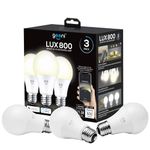 Geeni GN-BW932-999 3 Lux 800 LED Light Bulb, 3 Pack, Soft White, 3 Each