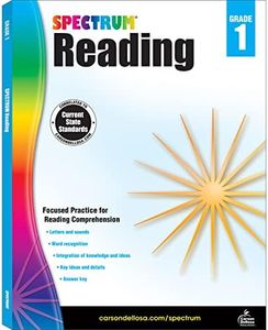 Spectrum 1st Grade Reading Comprehension Workbook, Ages 6 to 7, Reading Grade 1, Letters and Sounds, Sight Words Recognition, and Nonfiction and Fiction Passages - 158 Pages