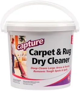 Capture Carpet & Rug Dry Cleaner w/Resealable lid - Home, Car, Dogs & Cats Pet Carpet Cleaner Solution - Strength Odor Eliminator, Stains Spot Remover, Non Liquid & No Harsh Chemical (4 Pound)