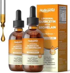 Liposomal Quercetin with Bromelain Liquid Drops for Immune Health, 4 Fl Oz
