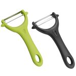 2 Pcs Y-Shaped Swivel Potato Peeler, Stainless Steel Vegetable Peeler Perfect Peeler for Kitchen