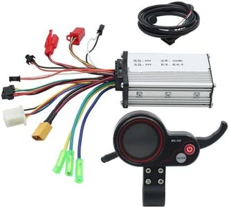Controlador de motor avanzado de 36 V 48 V con pantalla LCD para scooters eléctricos para Kugoo, accesorios de scooter eléctrico MR-100 medidor de pantalla LCD de 36 V 48 V Kit de controlador (36 V)