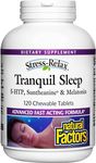 Natural Factors - Tranquil Sleep®, Tropical Fruit Flavour, Stress-Relax®, 120 Chews