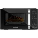 Chefman MicroCrisp Digital Microwave Oven, Unique “Cook and Crisp” Power Combo Dual-Cook Function, 1000W Microwave + 1500W Crisper, 1.0 Cu Ft, 6 Touch Presets, Digital Display, Stainless Steel Handle