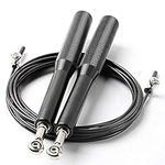 Speed Jump Rope Fitness Skipping Exercise - Adjustable Cross Jump Rope Best for Boxing MMA Fitness Training, Crossfit, Men, Women and Kids Quality Rope