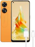 OPPO Reno8T Free Mobile Phone 8GB+128GB Camera 100MP + 2MP Microscope Camera Android Smartphone 5000mAh Battery Quick Charge 33W Dual Nano SIM Orange