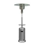 AZ Patio Heaters HLDS01-BST Tall Stainless Steel Patio Heater with Table, 87-Inch