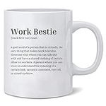 Coworker Gifts for Women Men Coworker Gift Mug, Colleague Mug Besties Coffee Mug Novelty Ceramic Cup Gift Friend Funny Mug Co Worker Best Friend Unique Office Gag Birthday Christmas Gifts Mugs 11 Oz