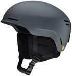 Smith Method Helmet – Adult Snowsports Helmet with MIPS Technology + Zonal Koroyd Coverage – Lightweight Protection for Skiing & Snowboarding – for Men & Women – Matte Slate, Small