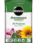 MIRACLE GRO Performance Organics All Purpose Compost 40L (Bee, Child & Pet Friendly)