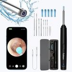 Frohsen Ear Wax Removal Kit Otoscopes Visual, Smart Ear Cleaner with Real Time HD Camera Light, Ear Scope Cleaning Kits, Ear Wax Remover iOS & Android Systems Supported