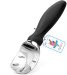 ROYALTEC Ice Cream Scoop, Dish Washer Safe Ice Cream Spoon for Hard ice Cream with a Comfortable Grip Handle, Sturdy and Durable Design (Black)