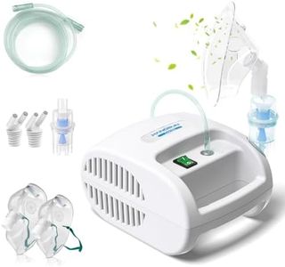 Hangsun CN100 Nebuliser Machine, Electric Steam Inhaler, Compact Compressor Vaporiser Device for Adults and Kids, Home and Travel Use