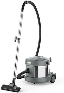 Yowmoft SCQ15-HEPA, 4 Gallon Canister Vacuum, Ultra-Quiet Canister Vacuum Cleaner, 35Ft. Cord, Commercial Ultra Quiet Vacuum Cleaner for for Hotel & Office, HEPA Canister Vacuum for Professional Clean