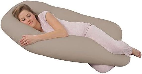 Leachco Back 'N Belly Original Contoured Body Pillow, Tea