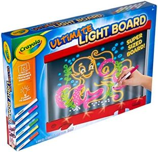 Crayola Ultimate Light Board (Red), Kids Light-Up Tracing Pad, Kids Toys, Gift for Boys & Girls, Drawing Light Box, Ages 6+ [Amazon Exclusive]