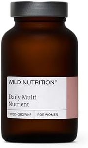 WILD NUTRITION Food-Grown® Women's Daily Multi Nutrient | Multivitamin Tablets for Women to Support Hormonal Balance, Fatigue, and Mental Resilience | Vegetarian Multivitamins for Women | 60 Capsules