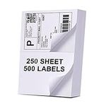 Labelebal Half Sheet Labels, Shippi