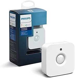 Philips Hue Indoor Motion Sensor for Smart Lights (Requires Hue Hub, Installation-Free, Smart Home, Exclusively for Philips Hue Smart Bulbs)