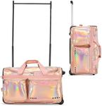 Fanwoli 28" Dance Bag with Garment Rack, Waterproof Competition Duffel