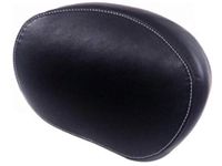 Genuine Leather Black Smooth White Stitch Passenger Sissy Bar Backrest Pad for 2014-2020 Indian Motorcycles Like Chief Classic Vintage Chieftain Elite Dark Horse Challenger Springfield ref 2879666-01