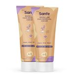 Sanfe Bikini Line Hair Removal Cream WIth Aloe Vera Extract Perfect for Legs, Underarms, Bikini Line, Arms | 3x Longer Lasting Smoothness than Razors | With No Bad Smell - 100 Gram (Pack Of 2)