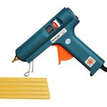 THEMISTO 150 Watts Multi-Temperature Corded Electric Hot Melt Glue Gun With 5 Super Strong Gumming Glue Sticks (TH-GG150)