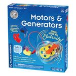 Thames & Kosmos Motors & Generators, Kids Science Kit, Learning Resources About Electric Motors and Electricity, STEM Toys for Science Experiments, Age 8+