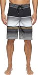 Quiksilver Men's Everyday Stripe Vee 21 Boardshort, Tarmac, 30