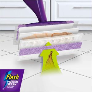 Flash Power Spray Mop Kit – Floor Cleaning System with Refillable Bottle