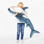 XIAOHONG 100cm Giant Shark Stuffed 