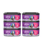 Litter Genie Refill Bags | Jumbo 6-Pack | Up to 24 months of supply in 6 cartridges | Ultimate Odor Control Cat Litter Bags