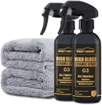 WEST HORSE High Gloss Ceramic Spray (2-Pack) - Paint Sealant - Max Gloss & Shine, Extreme Hydrophobic, Unmatched Slickness - 1 Bottle=10 Car Uses, 2 Towels