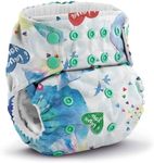 Rumparooz G2 (Print) Diaper Cloth, SNAP Lava, One Size