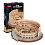 CubicFun 3D Jigsaw Puzzles for Kids Adults New Version Rome The Colosseum National Geographic Italy Jigsaw Puzzle DIY Building Model Kit Easter Gift for Boys Girls Age 10+, 163 Pieces